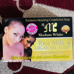 Madam White Rice Milk Argan Oil Soap - Image 6