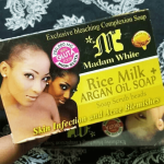Madam White Rice Milk Argan Oil Soap - Image 7