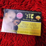 Madam White Rice Milk Argan Oil Soap - Image 9